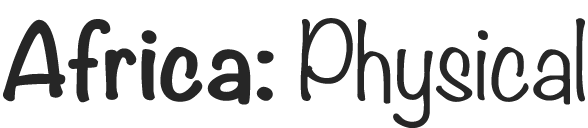 Africa: Physical