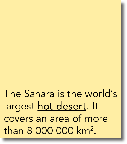 The Sahara is the world s largest hot desert  It covers an area of more than 8 000 000 km2 