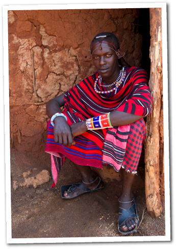 Maasai warrior, Kenya