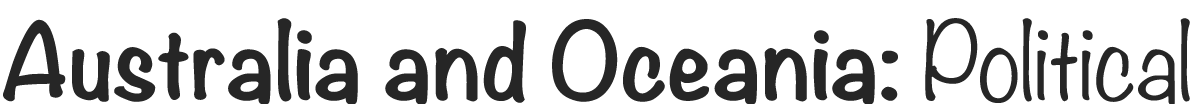 Australia and Oceania  Political
