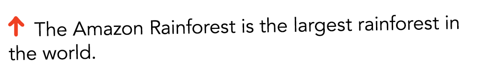   The Amazon Rainforest is the largest rainforest in the world 