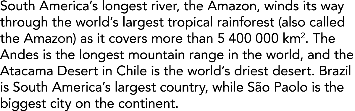 South America s longest river  the Amazon  winds its way through the world s largest tropical rainforest  also called   