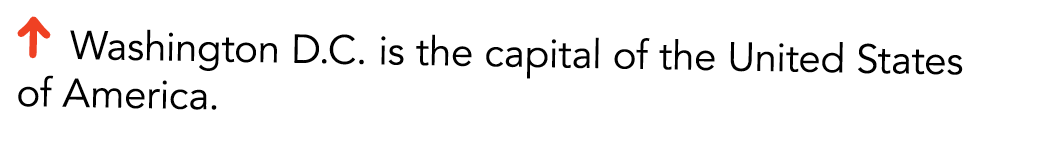   Washington D C  is the capital of the United States of America 