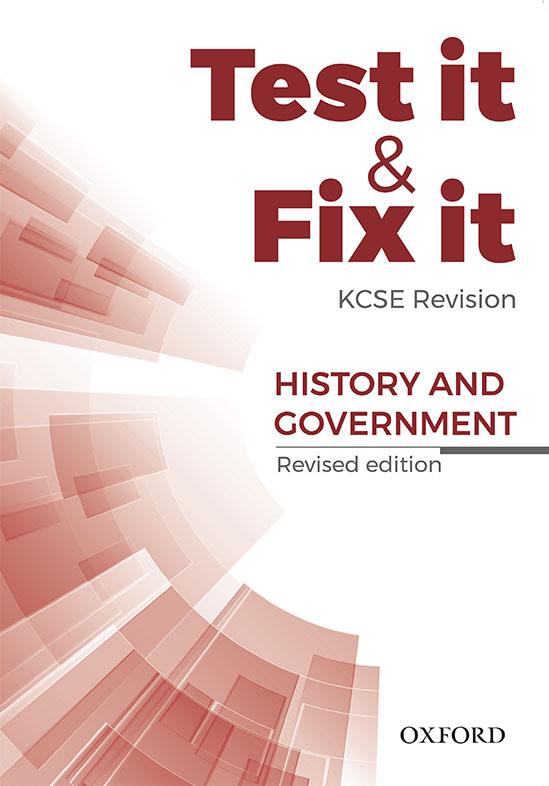 Test it & Fix it KCSE Revision History