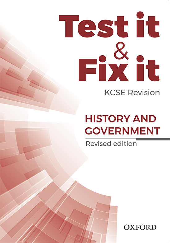 Test it & Fix it KCSE Revision History