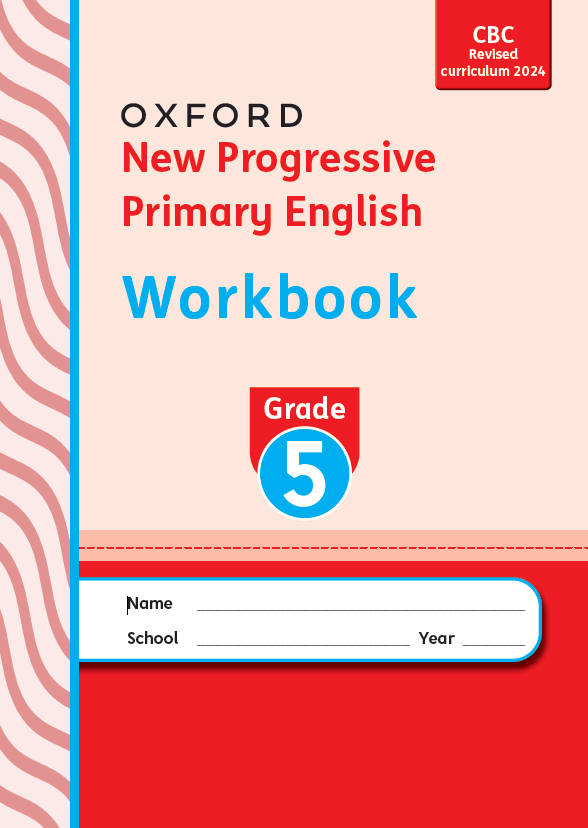 New Progressive Primary English Workbook Grade 5 2024 Ed