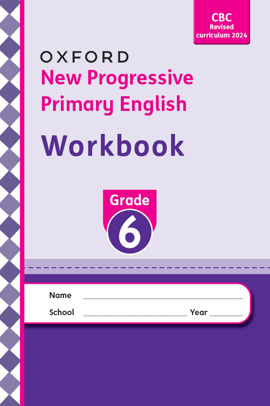 New Progressive Primary English Workbook Grade 6 2024 Ed